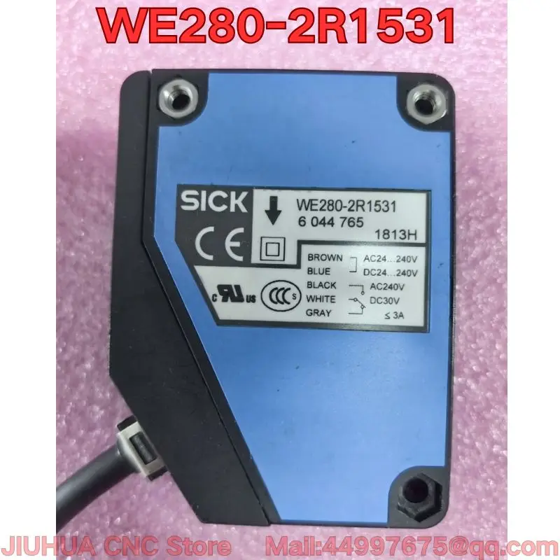 Second-hand wire cutting WE280-2R1531 photoelectric sensor function test is normal
Second-hand wire cutting WE280-2R1531 photoelectric sensor function test is normal