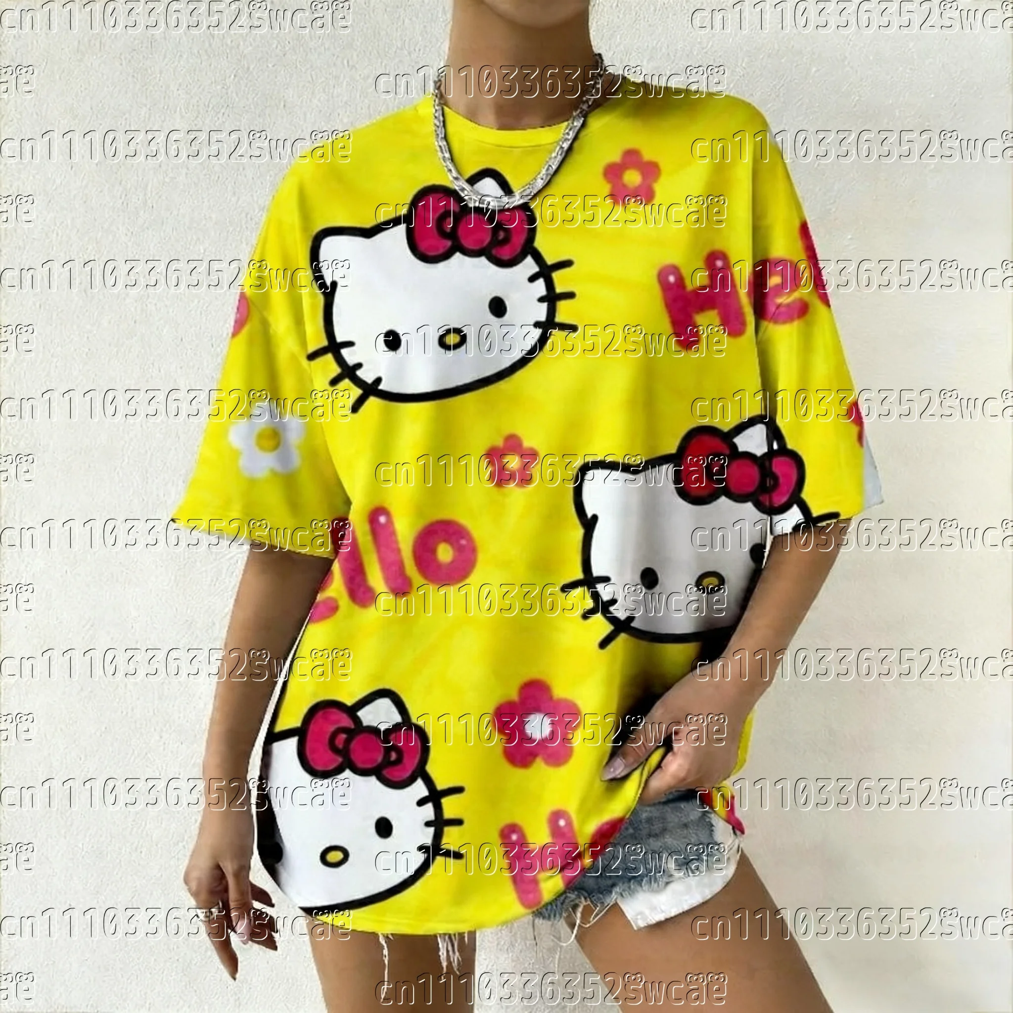 Sanrio Brand Hello Kitty Theme American Street Summer T-Shirt Extra Large Adult Top New Maternity Style 2026
Sanrio Brand Hello Kitty Theme American Street Summer T-Shirt Extra Large Adult Top New Maternity Style 2026