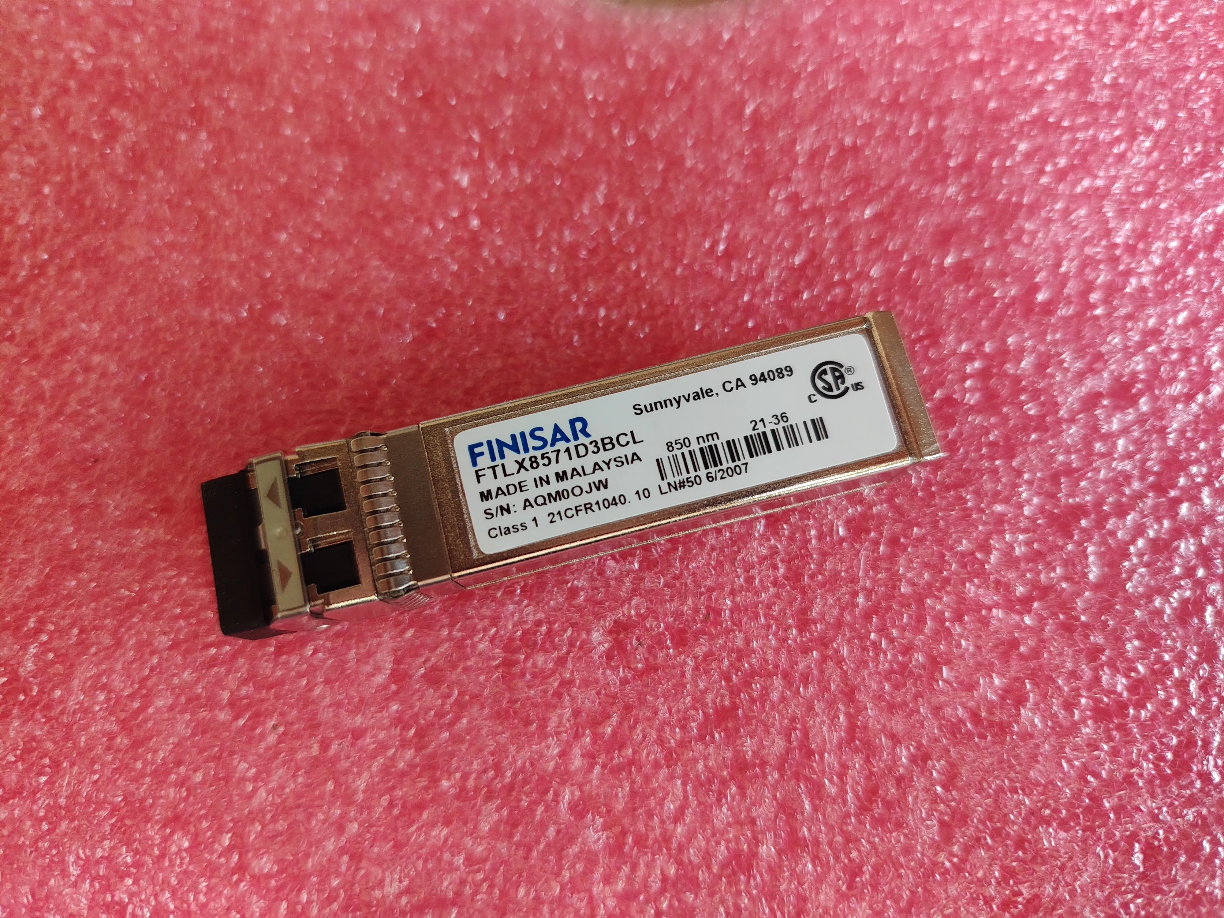 Finisar Fiber 10G Sfp FTLX8571D3BCL/SFP 10g Optical Switch/SR 850NM 10G Network adapter Switch Optical fiber module/Switch SFP
Finisar Fiber 10G Sfp FTLX8571D3BCL/SFP 10g Optical Switch/SR 850NM 10G Network adapter Switch Optical fiber module/Switch SFP