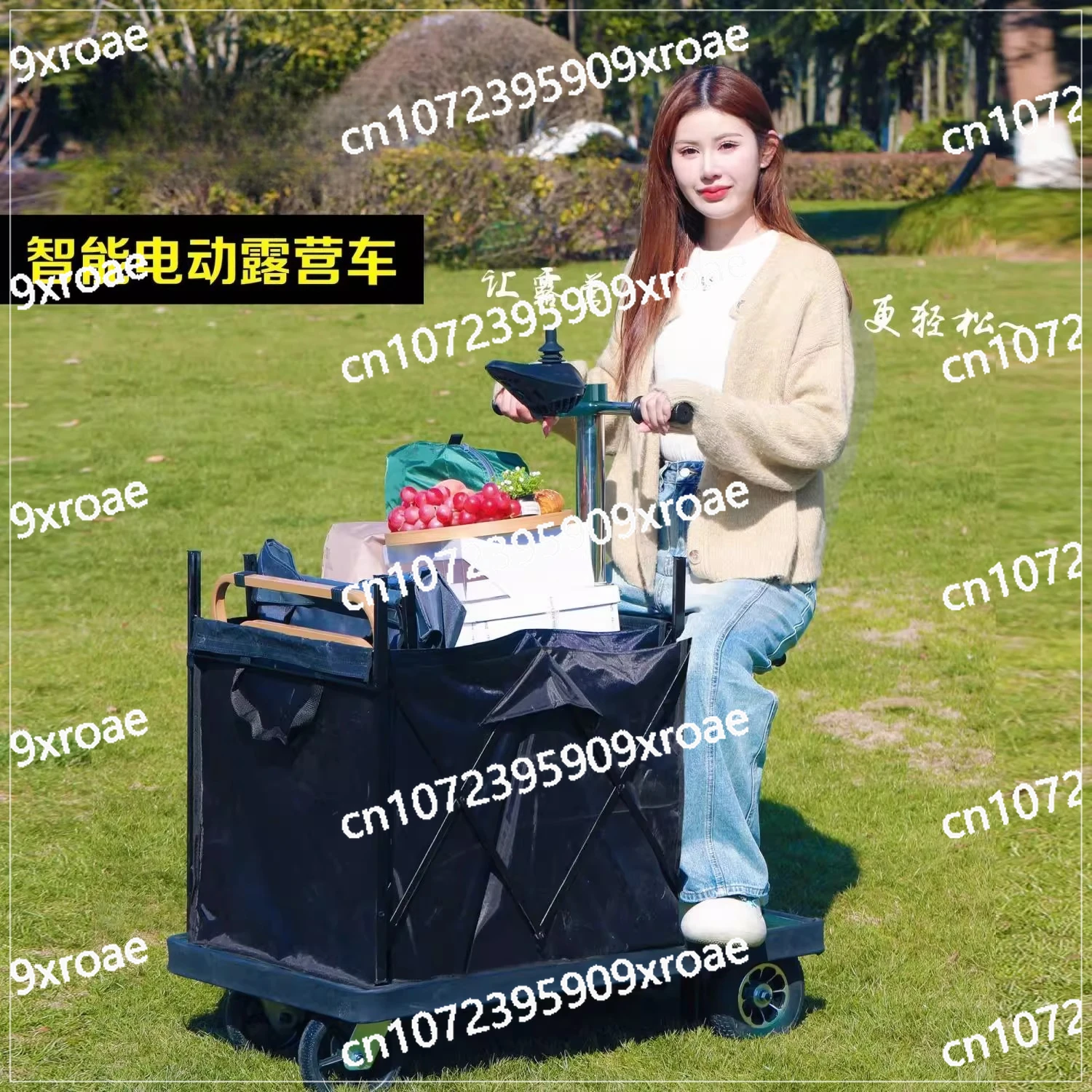 Electric Remote Control Camper Portable Trolley Outdoor Folding Camp Picnic Car Stall Camping Electronic Control Trolley
Electric Remote Control Camper Portable Trolley Outdoor Folding Camp Picnic Car Stall Camping Electronic Control Trolley