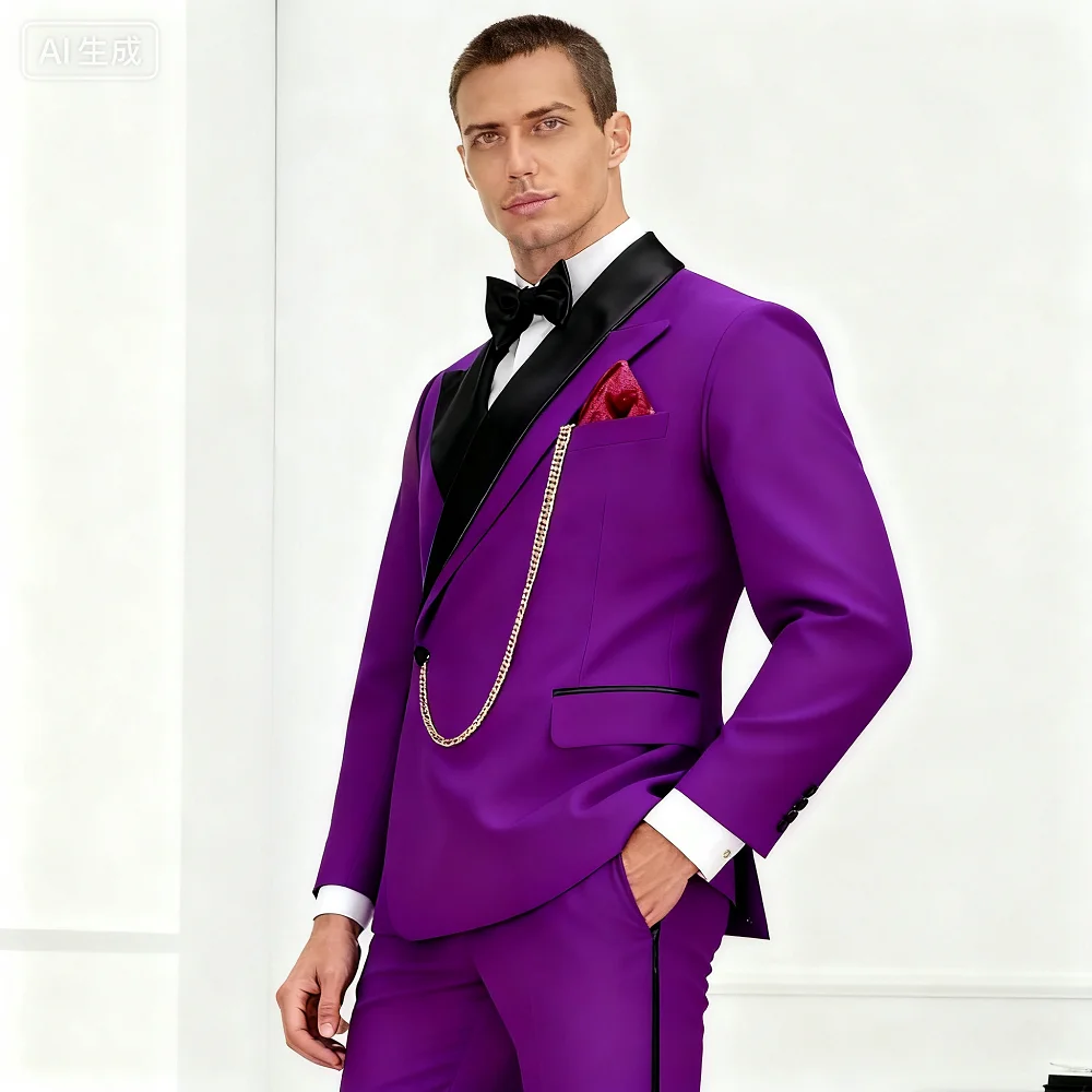 Slim Fit Monochromatic Terno De Trespassado for Men Jacket And Pants Wedding Groomsmen Formal Ternos Dinner Smalking Suit
Slim Fit Monochromatic Terno De Trespassado for Men Jacket And Pants Wedding Groomsmen Formal Ternos Dinner Smalking Suit