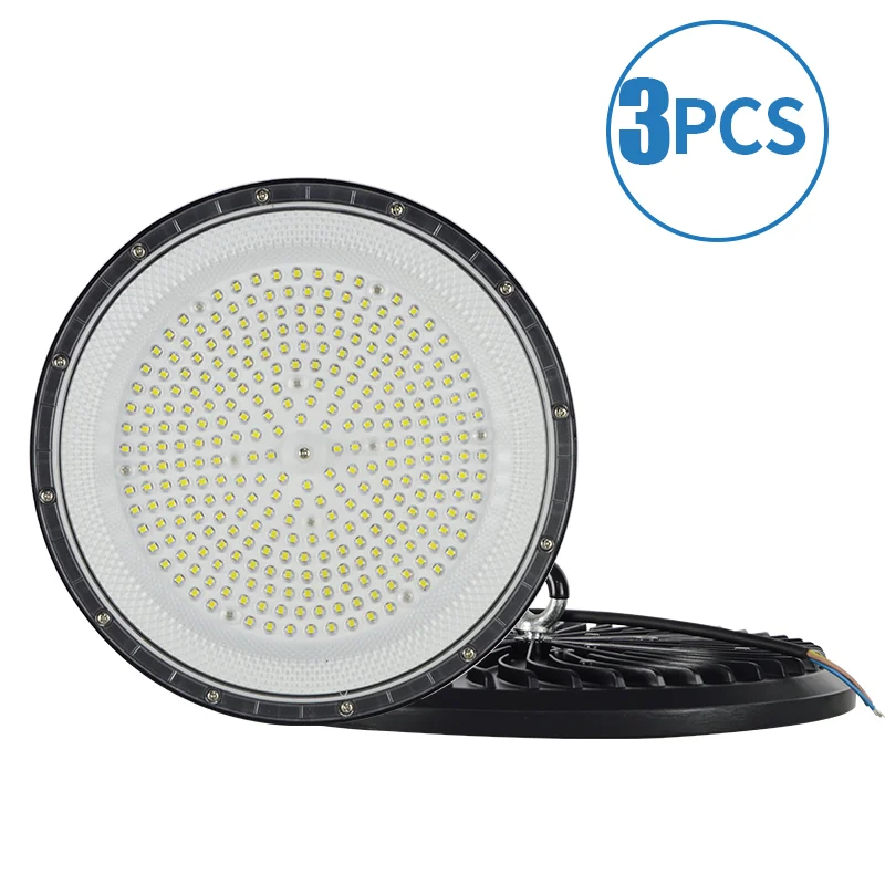 3 Pack High UFO LED High Bay Light 5000K Daylight 100-200W Waterproof Industrial Lamp for Supermarket Farm Warehouse Garage
3 Pack High UFO LED High Bay Light 5000K Daylight 100-200W Waterproof Industrial Lamp for Supermarket Farm Warehouse Garage