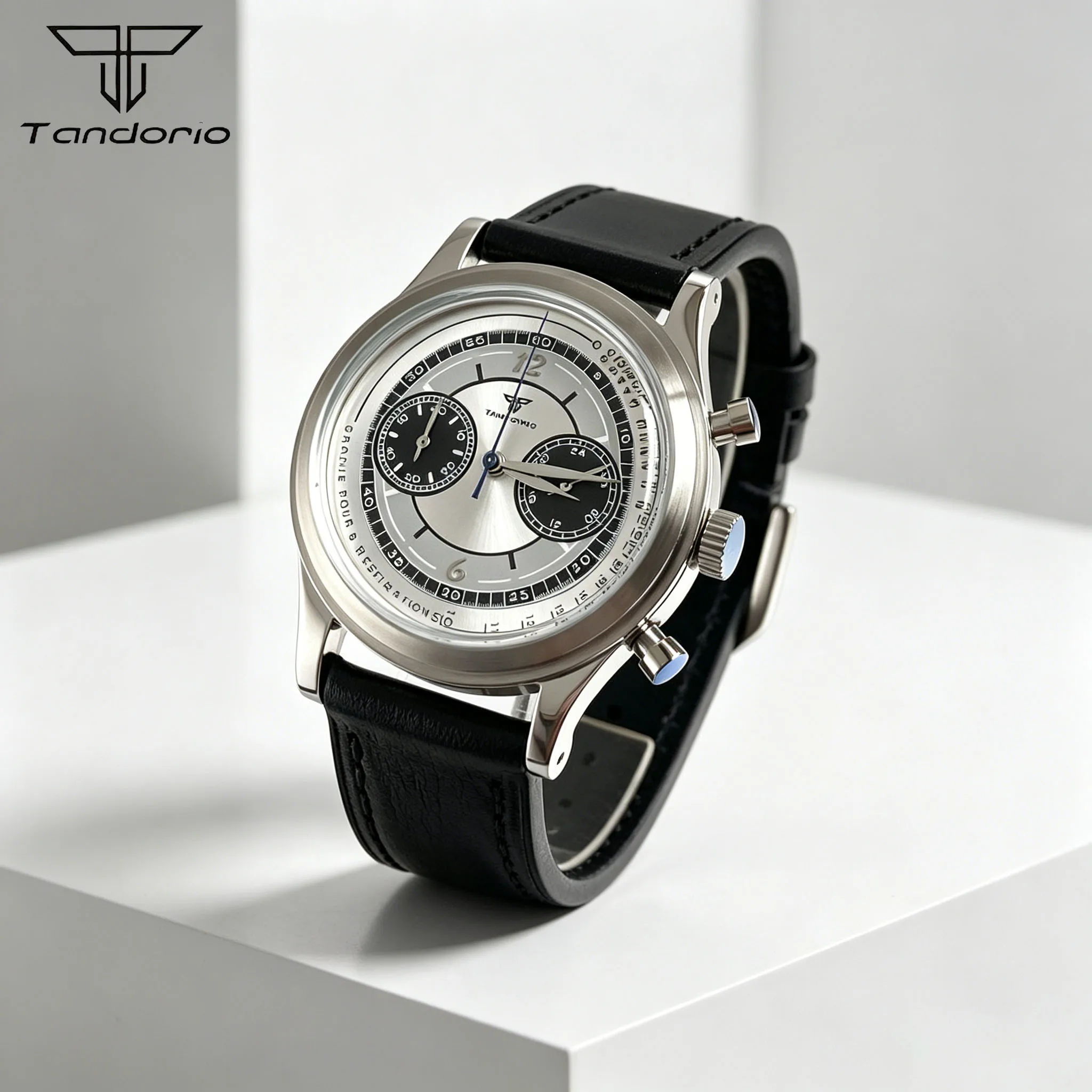 Tandorio 38mm Stainless Steel Men's Sports Watch Domed Glass Multi-functional Miyota OS20 Quartz Movement Chronograph Waterproof
Tandorio 38mm Stainless Steel Men's Sports Watch Domed Glass Multi-functional Miyota OS20 Quartz Movement Chronograph Waterproof