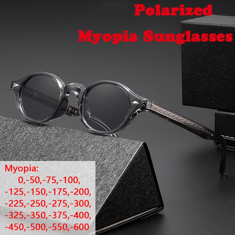 Fashion Round Women Polarized Myopia Sunglasses Prescription Nearsighted Sunshade Spectacles Ladies Shortsighted Dark Glasses UV
Fashion Round Women Polarized Myopia Sunglasses Prescription Nearsighted Sunshade Spectacles Ladies Shortsighted Dark Glasses UV