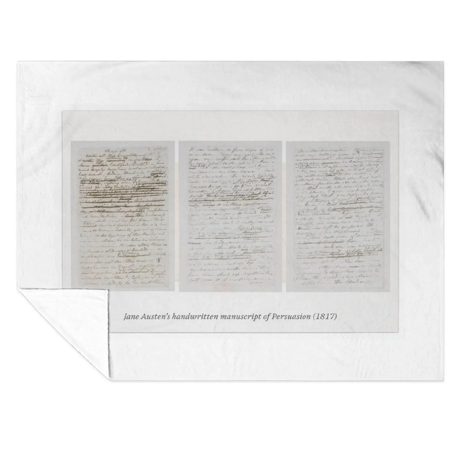 Jane Austen's Handwritten Manuscript of Persuasion Throw Blanket Cute Blankets For Sofas for sofa Blankets
Jane Austen's Handwritten Manuscript of Persuasion Throw Blanket Cute Blankets For Sofas for sofa Blankets
