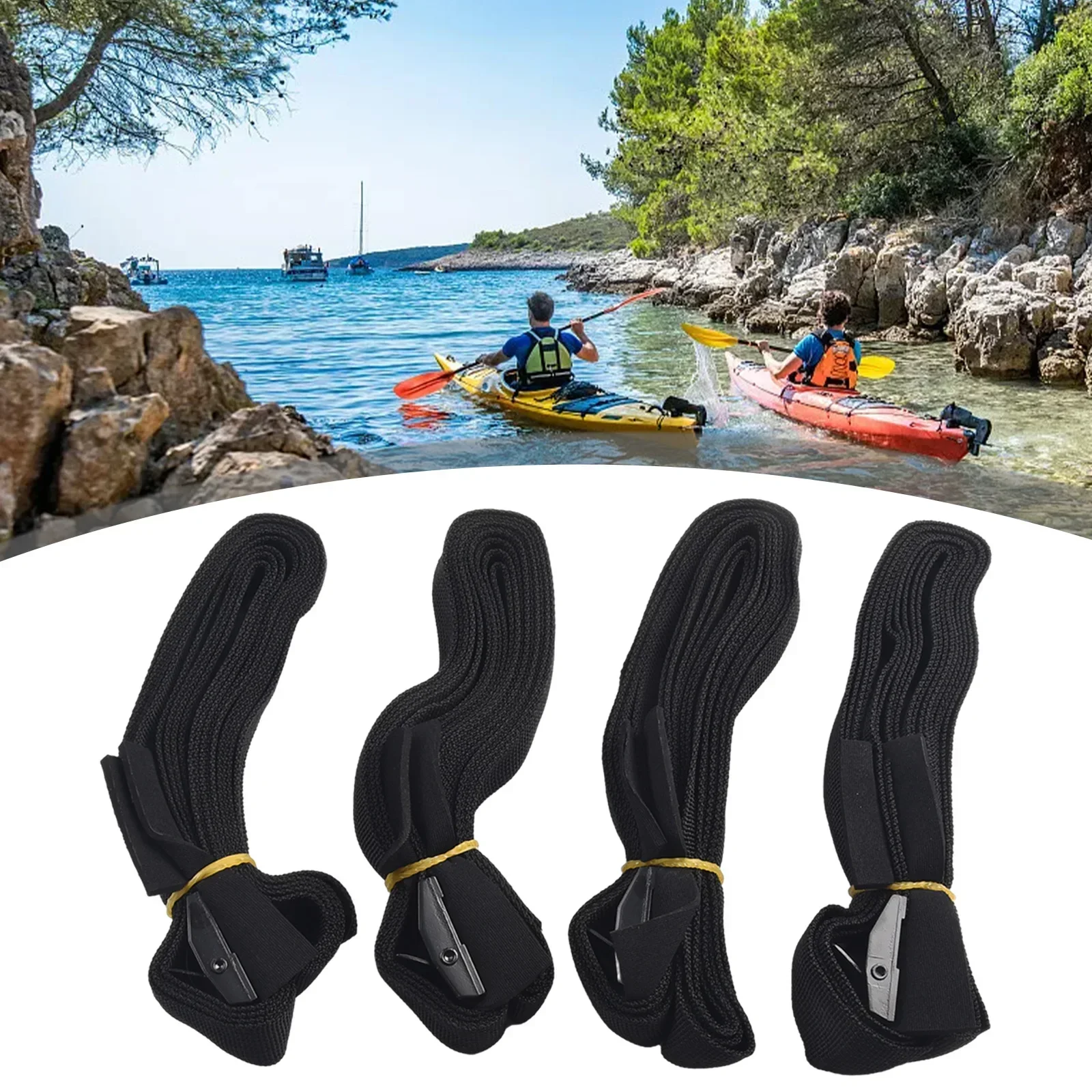 New 4PCS Luggage Buckle Car Roof Rack Surfboard Lashing Straps Tie Down 250 Kg 300x2.5cm 9.8ft Bicycle Black Board
New 4PCS Luggage Buckle Car Roof Rack Surfboard Lashing Straps Tie Down 250 Kg 300x2.5cm 9.8ft Bicycle Black Board