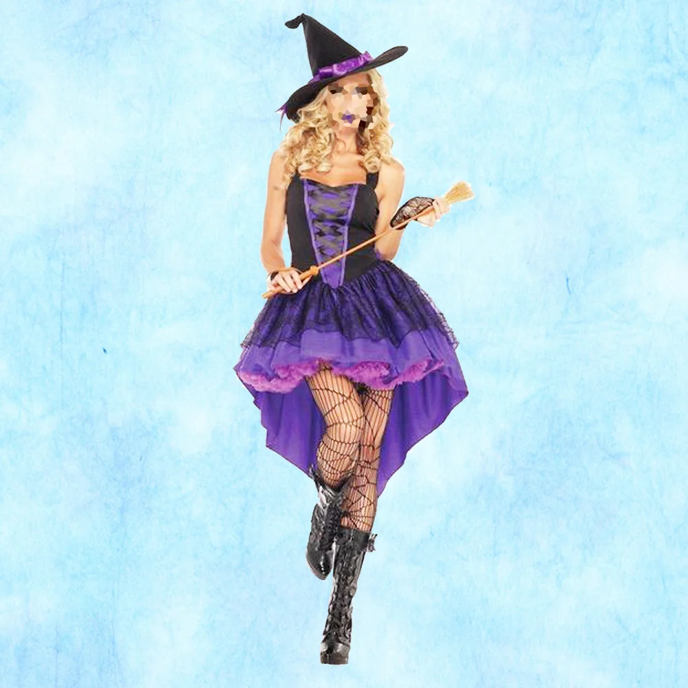 Women Halloween Witch Costume Set Sorceress Fancy Dress for Role Play Includes Gloves and Hat Size XXL
Women Halloween Witch Costume Set Sorceress Fancy Dress for Role Play Includes Gloves and Hat Size XXL