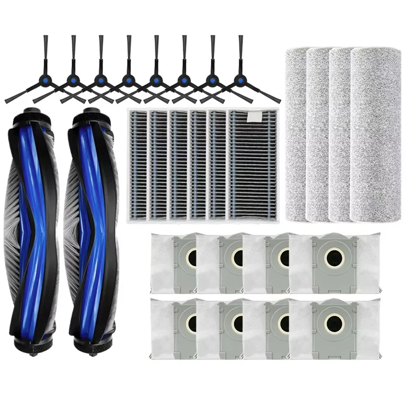 【Home-Accessories】For Ecovacs X8 Pro Omni Robot Vacuum Accessories Spare Parts Main Side Brush, Mop Cloth, HEPA Filter, Dust Bag
【Home-Accessories】For Ecovacs X8 Pro Omni Robot Vacuum Accessories Spare Parts Main Side Brush, Mop Cloth, HEPA Filter, Dust Bag