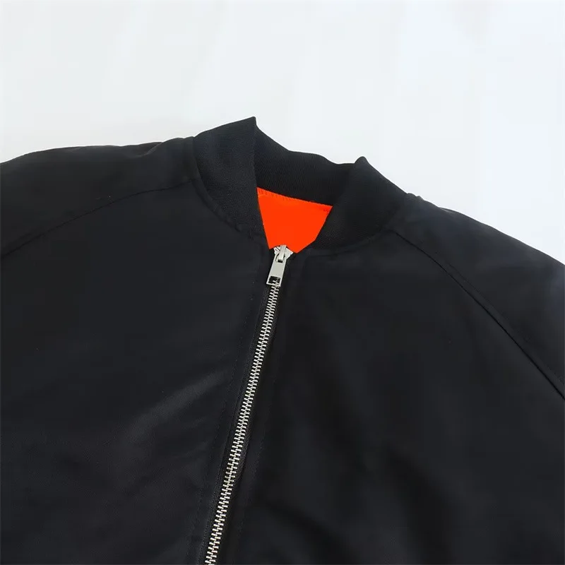 Bomber Jackets Womens Jacket Navy Autumn Suede Maillard Waistband Steampunk Y2K Stand-Collar Professional Avant-Garde Youthful
Bomber Jackets Womens Jacket Navy Autumn Suede Maillard Waistband Steampunk Y2K Stand-Collar Professional Avant-Garde Youthful