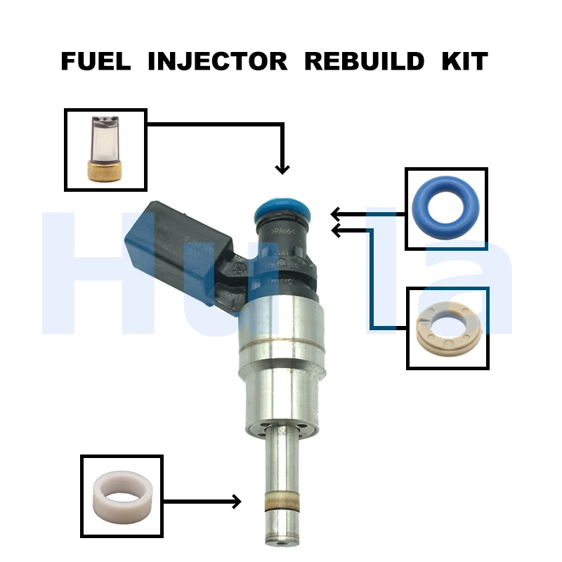 Fuel Injector Repair Kits for Audi A3 A4 Quattro TT Volkswagen GTI Jetta Passat Eos 2.0L Fuel Injectors 06F906036A
Fuel Injector Repair Kits for Audi A3 A4 Quattro TT Volkswagen GTI Jetta Passat Eos 2.0L Fuel Injectors 06F906036A