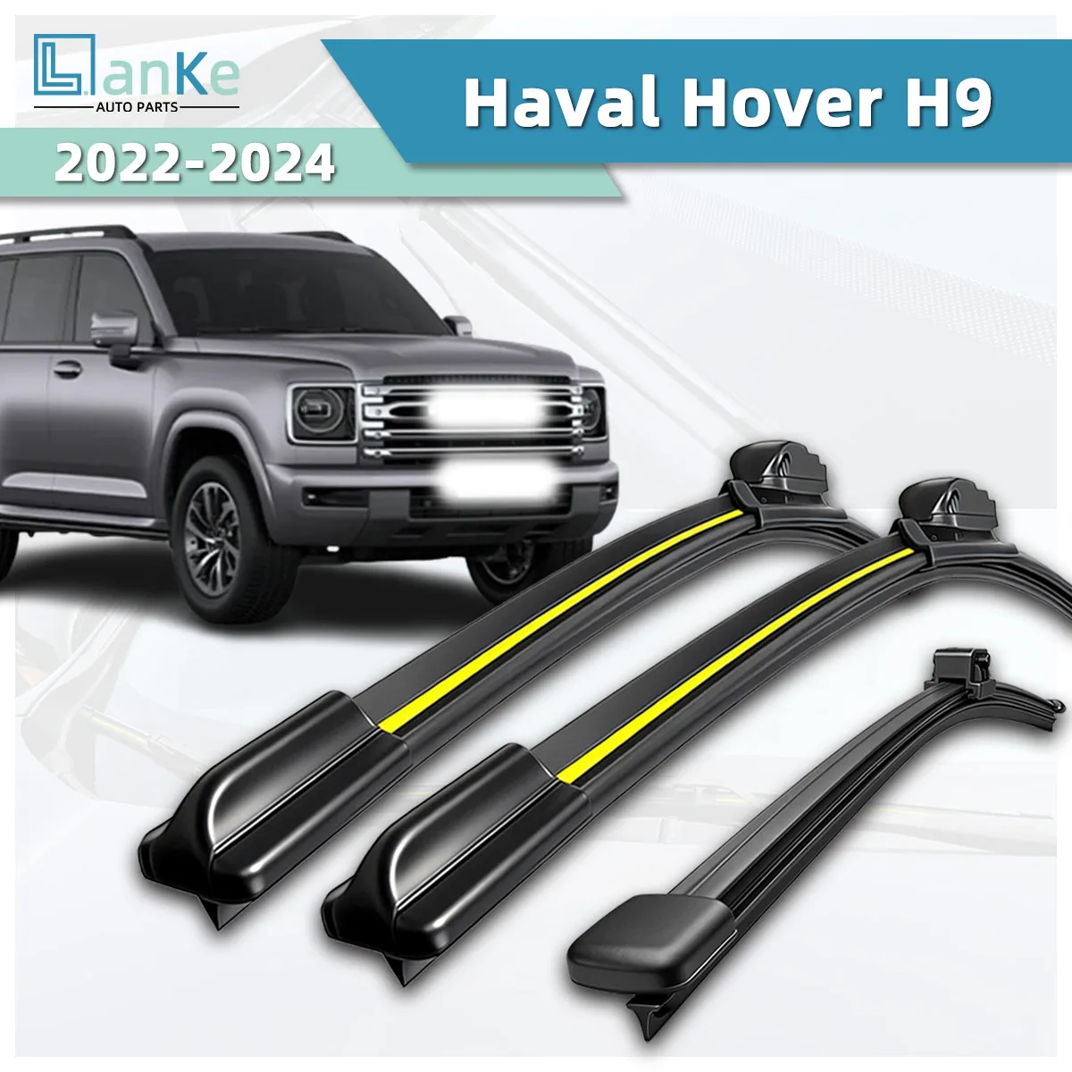 Suitable For Great Wall / GWM Haval Hover H9 (2015-2023) Automotive Wipers Natural Rubber Stable Durable Front Windshield Wipers
Suitable For Great Wall / GWM Haval Hover H9 (2015-2023) Automotive Wipers Natural Rubber Stable Durable Front Windshield Wipers