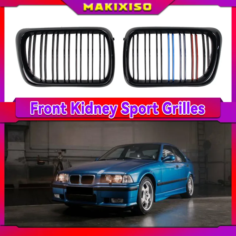 Gloss Black Radiator Grill Double Line Style Front Bumper Grille For BMW 3 Series E36 318i 325i M3 1997-1999 Racing Grill
Gloss Black Radiator Grill Double Line Style Front Bumper Grille For BMW 3 Series E36 318i 325i M3 1997-1999 Racing Grill