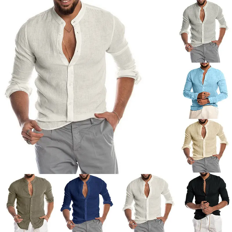 V-Ne Long Sve Cardigan Standup Collar Men's irt Slim Fit Polyester Youth Faion Printed All Seasons Iron-Free Thin Model
V-Ne Long Sve Cardigan Standup Collar Men's irt Slim Fit Polyester Youth Faion Printed All Seasons Iron-Free Thin Model