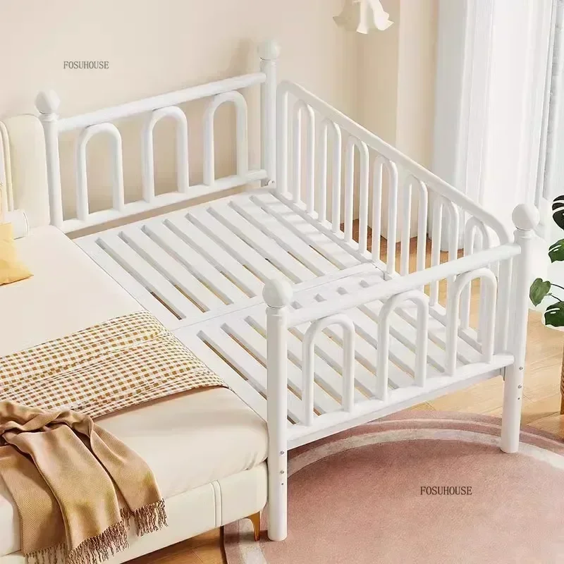 Bedroom Stitching Kids Bed Widened Bedside Creative Children's Furniture Modern Iron Children's Beds Home Boy Girl Princess Bed
Bedroom Stitching Kids Bed Widened Bedside Creative Children's Furniture Modern Iron Children's Beds Home Boy Girl Princess Bed
