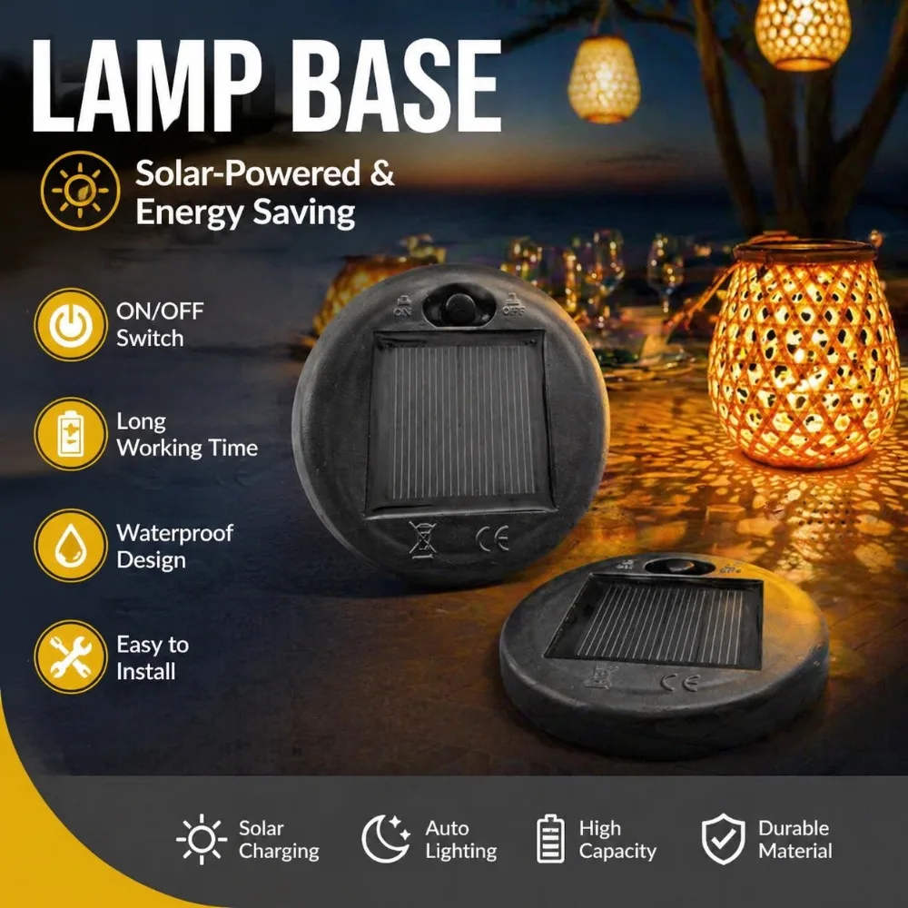 Solar Lantern Replacement Parts, 7cm/8cm Round Solar Panel Lid Light, Solar Top For Outdoor Decor Garden Hanging Light
Solar Lantern Replacement Parts, 7cm/8cm Round Solar Panel Lid Light, Solar Top For Outdoor Decor Garden Hanging Light