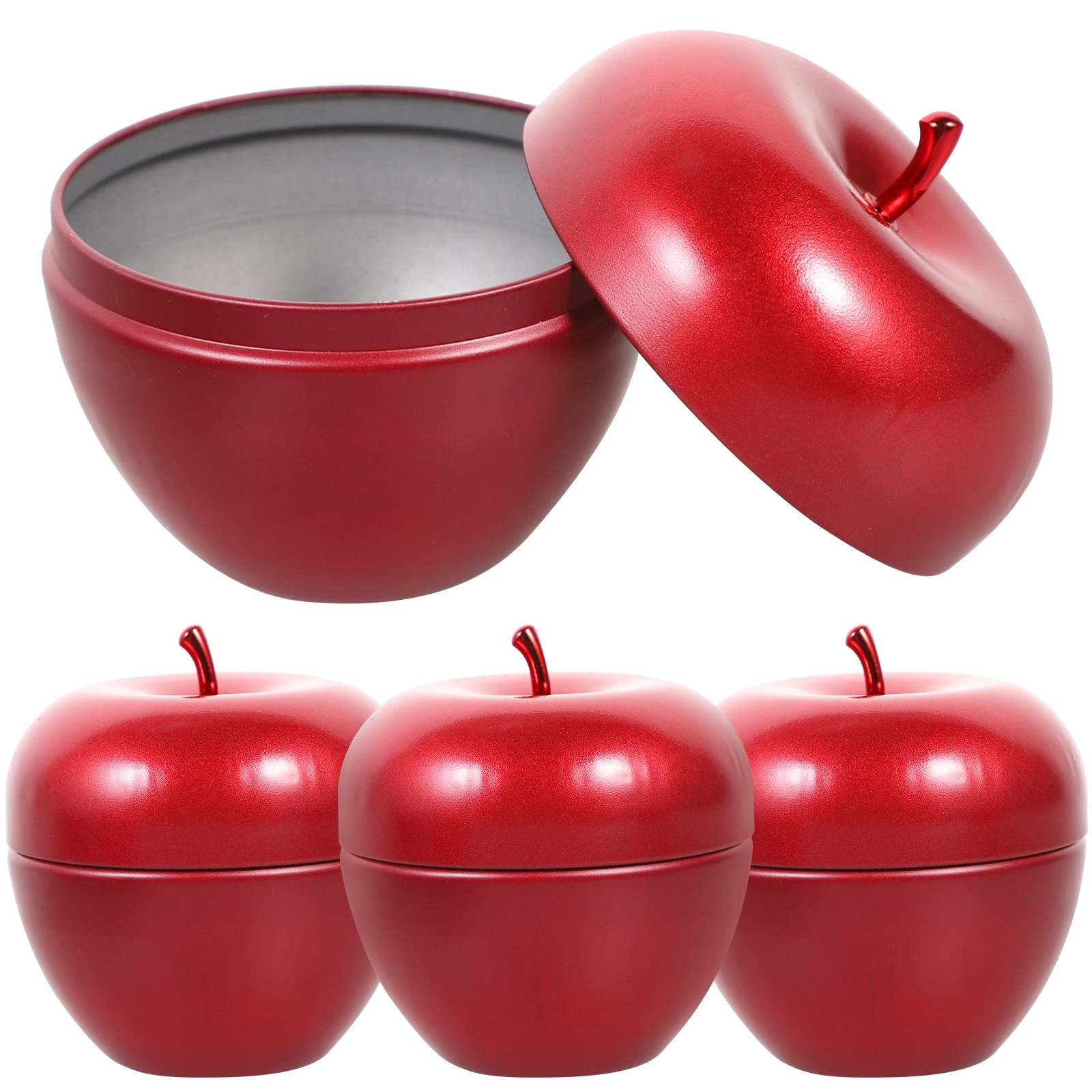 4 Pcs Candy Box Man Food Containers with Lids Spice Tinplate Fruit Shape Tea Canister
4 Pcs Candy Box Man Food Containers with Lids Spice Tinplate Fruit Shape Tea Canister