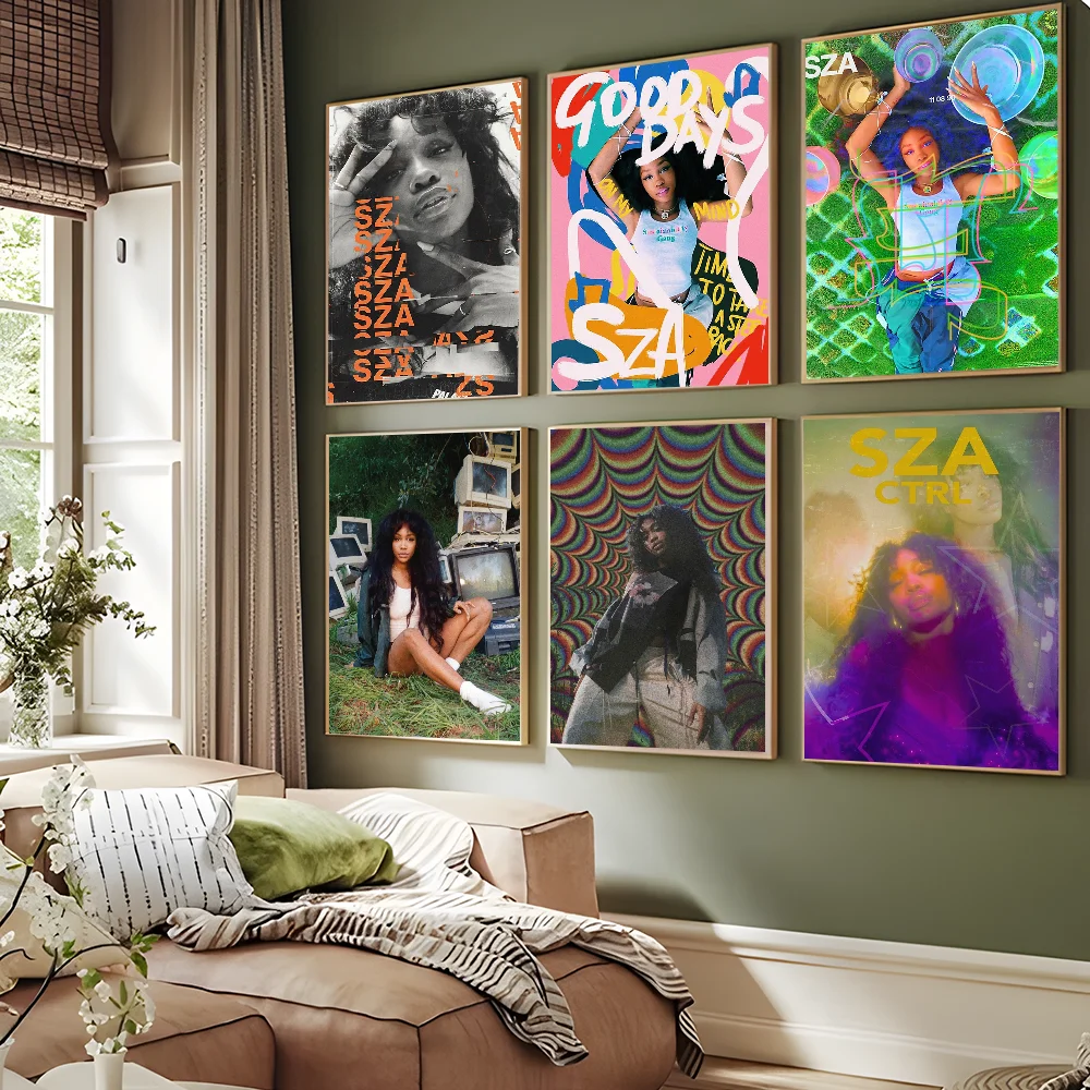 European And American Popular Female Star Pop Singer Sza DIY Sticky Poster Vintage Room Bar Cafe Decor Home Decor
European And American Popular Female Star Pop Singer Sza DIY Sticky Poster Vintage Room Bar Cafe Decor Home Decor