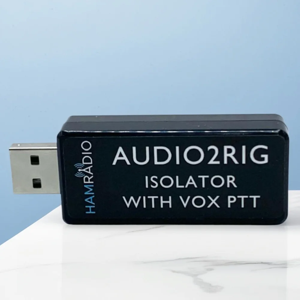 AUDIO2RIG USB Sound Card Connector Isolator Supports VOX PTT Control Radio Connector Sound Card Adapter for KENWOOD ICOM YAESU
AUDIO2RIG USB Sound Card Connector Isolator Supports VOX PTT Control Radio Connector Sound Card Adapter for KENWOOD ICOM YAESU