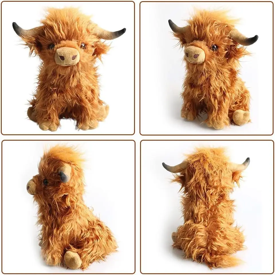 Scottish Highland Brown Cow Simulated Yak Plush Doll Fun Pillow Home Decor Ornament Soft Cushion Animal Shaped Cushion
Scottish Highland Brown Cow Simulated Yak Plush Doll Fun Pillow Home Decor Ornament Soft Cushion Animal Shaped Cushion