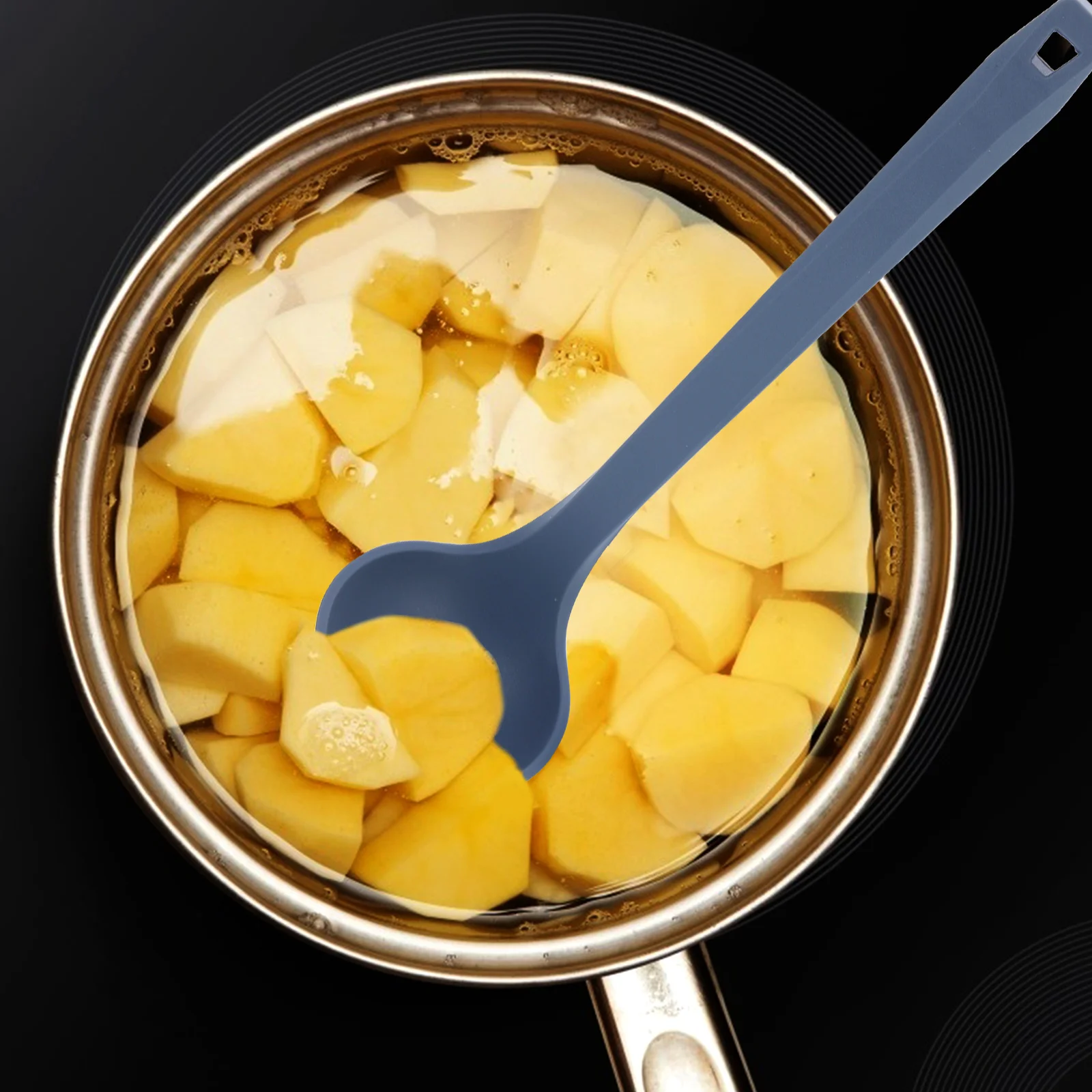 Blue Silicone Soup Spoon Long Handle Non-Stick Ladle For Hot Pot Kitchen Restaurant Multi-Function Serving Utensil
Blue Silicone Soup Spoon Long Handle Non-Stick Ladle For Hot Pot Kitchen Restaurant Multi-Function Serving Utensil