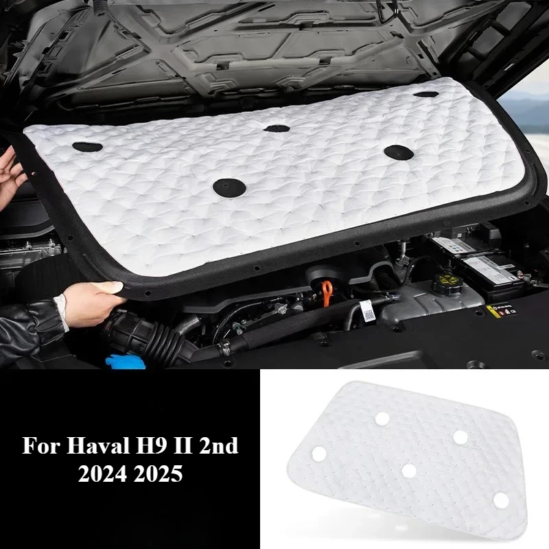 For Haval H9 II 2nd 2024 2025 Engine Hood Sound & Heat Insulation Cotton Cabin Cover, Soundproof Noise Reduction Cotton Covers
For Haval H9 II 2nd 2024 2025 Engine Hood Sound & Heat Insulation Cotton Cabin Cover, Soundproof Noise Reduction Cotton Covers