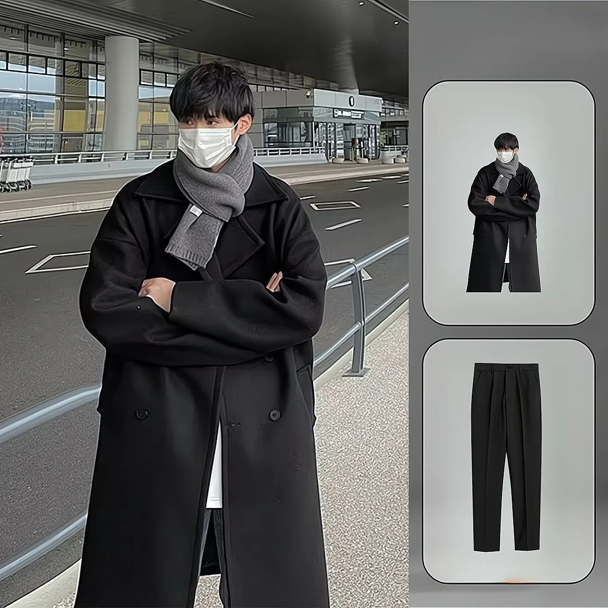 Trench Coats Double Collar Mens Soft-Touch Denim Colorblock Baggy Hip Club Spring Japanese Splicing Contrast Embroidery Decorate
Trench Coats Double Collar Mens Soft-Touch Denim Colorblock Baggy Hip Club Spring Japanese Splicing Contrast Embroidery Decorate