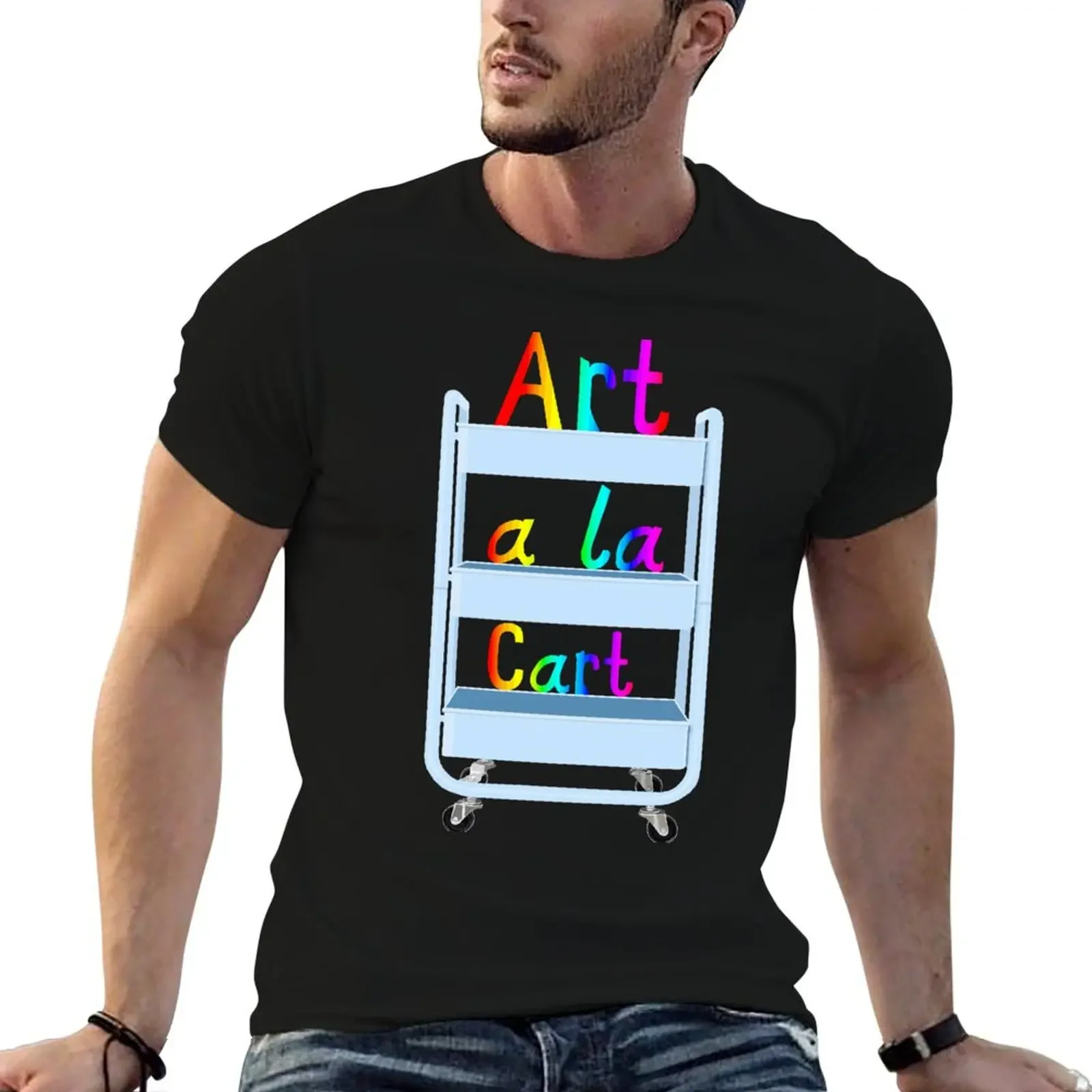 Rainbow Art A La Cart Teacher T-Shirt cotton man t-shirts blacks Short sleeve tee kawaii clothes mens t shirts pack
Rainbow Art A La Cart Teacher T-Shirt cotton man t-shirts blacks Short sleeve tee kawaii clothes mens t shirts pack