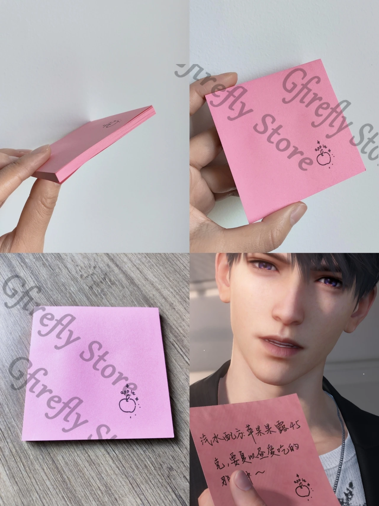 Memo Pad Anime Decal Sticky Colleagues Guest Book Caleb Love and Deepspace Note Pads Scratchpads Post-it Gift
Memo Pad Anime Decal Sticky Colleagues Guest Book Caleb Love and Deepspace Note Pads Scratchpads Post-it Gift