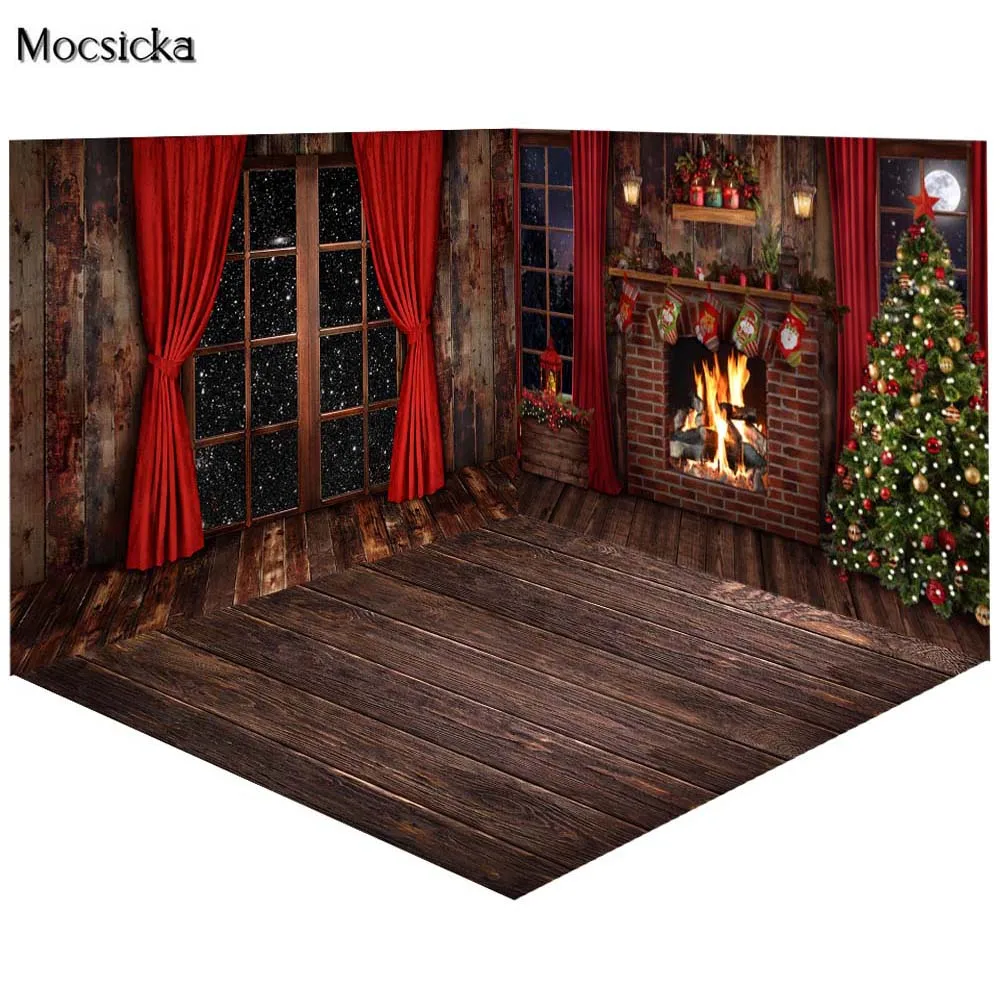 Mocsicka Christmas Fireplace Backdrops For Photography Window Winter Night Snow Xmas Tree Child Portrait Background Photo Studio
Mocsicka Christmas Fireplace Backdrops For Photography Window Winter Night Snow Xmas Tree Child Portrait Background Photo Studio