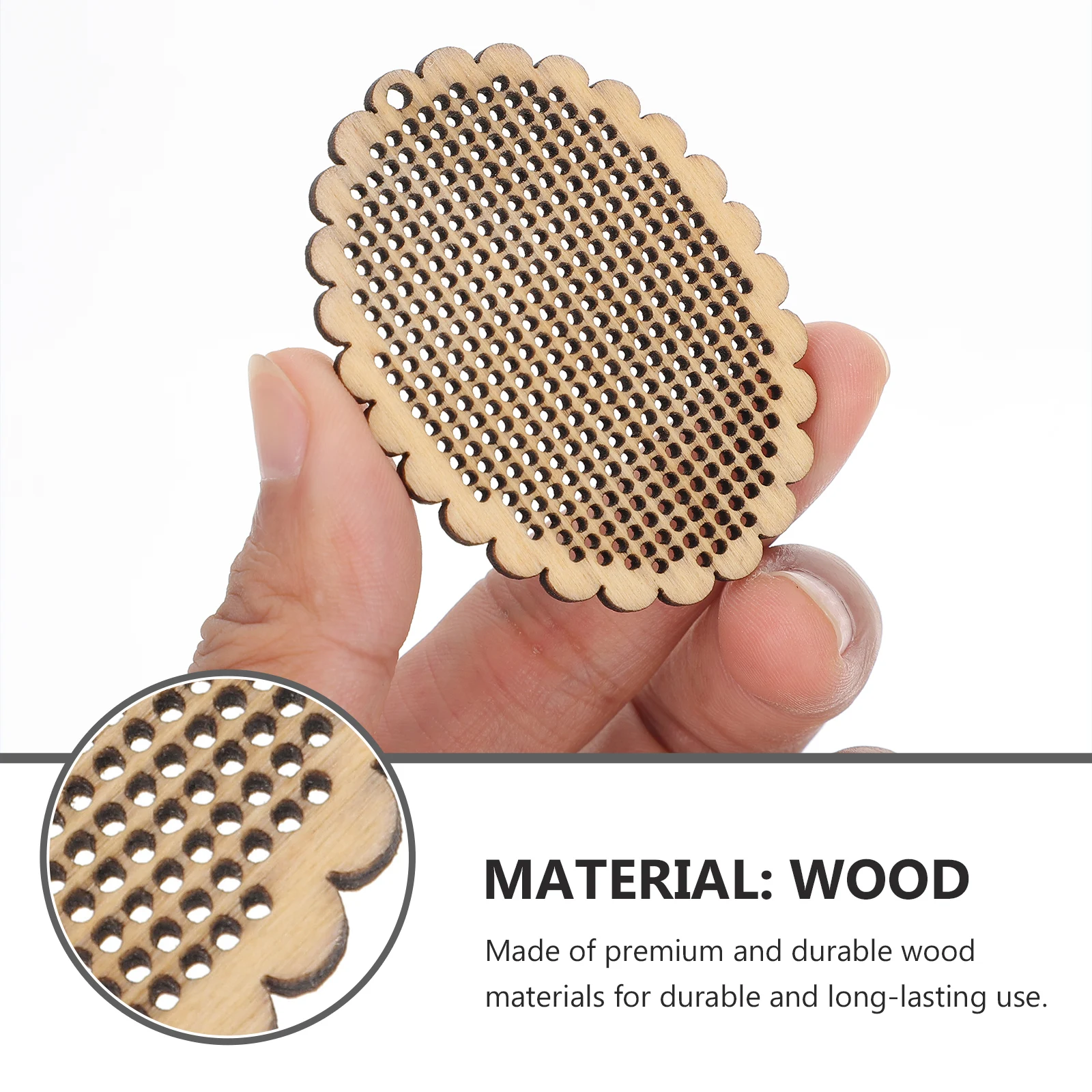 5pcs Mini Cross Stitch Wooden Chips Diy Gift Portable Decorative Pendant Creative Hollow Design Handmade Wood Board For Lovers
5pcs Mini Cross Stitch Wooden Chips Diy Gift Portable Decorative Pendant Creative Hollow Design Handmade Wood Board For Lovers