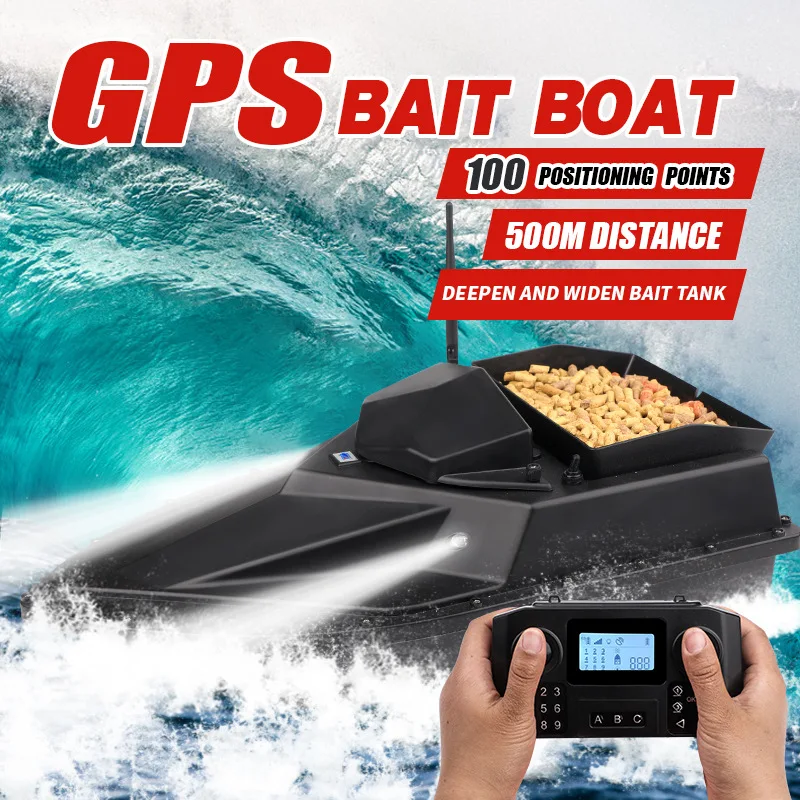 100 Points GPS Positioning Bait Boat Auto Return RC Remote Control Fishing Boat Hook Towing Net Delivery Boat
100 Points GPS Positioning Bait Boat Auto Return RC Remote Control Fishing Boat Hook Towing Net Delivery Boat
