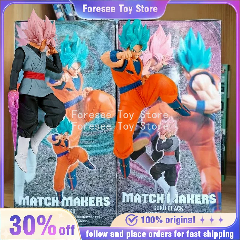 22cm Dragon Ball Genuine BANPRESTO Super MATCH MAKERS Saiya Blue Son Goku VS Super Saiya Roes Goku Black Anime Figure Toys
22cm Dragon Ball Genuine BANPRESTO Super MATCH MAKERS Saiya Blue Son Goku VS Super Saiya Roes Goku Black Anime Figure Toys
