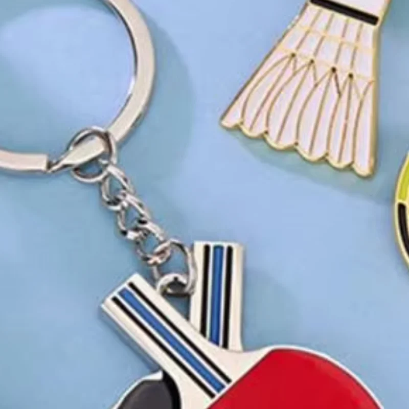 Badminton Racket Keychain Non-fading Metal Sports Keychain Badminton Table Tennis Squash Racket Charm Key Holder
Badminton Racket Keychain Non-fading Metal Sports Keychain Badminton Table Tennis Squash Racket Charm Key Holder