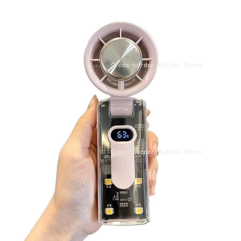 Portable Silent Fan Handheld Neck Design USB Rechargeable Ice Cooling Mini Fan for Daily Outdoor Office Use
Portable Silent Fan Handheld Neck Design USB Rechargeable Ice Cooling Mini Fan for Daily Outdoor Office Use