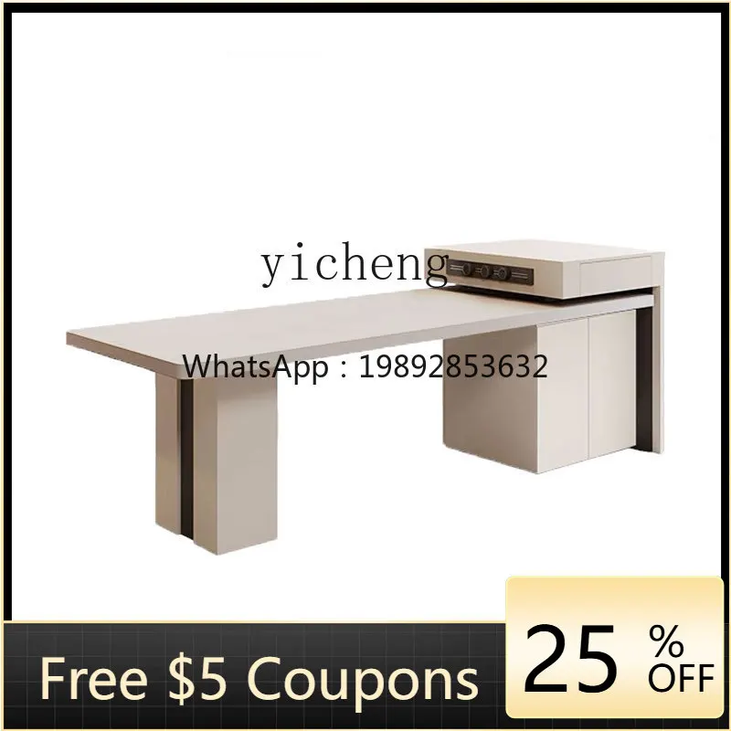 ZZc Large Apartment Rock Plate Island Table Dining Table Integrated Retractable Multifunctional Dining Table and Chair 
ZZc Large Apartment Rock Plate Island Table Dining Table Integrated Retractable Multifunctional Dining Table and Chair