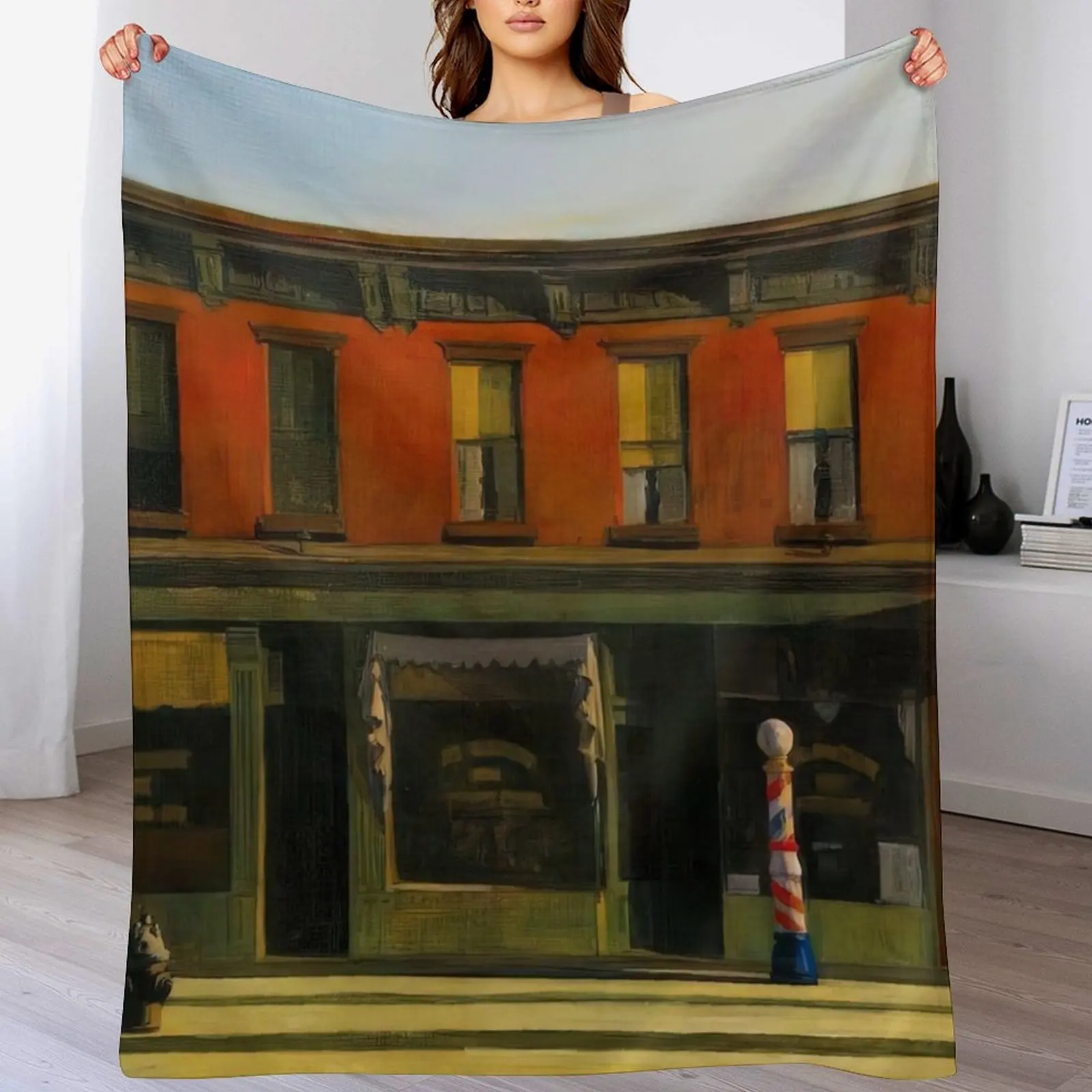 edward hopper paintings Throw Blanket Cozy Sofa Blanket for TV Watching Napping
edward hopper paintings Throw Blanket Cozy Sofa Blanket for TV Watching Napping