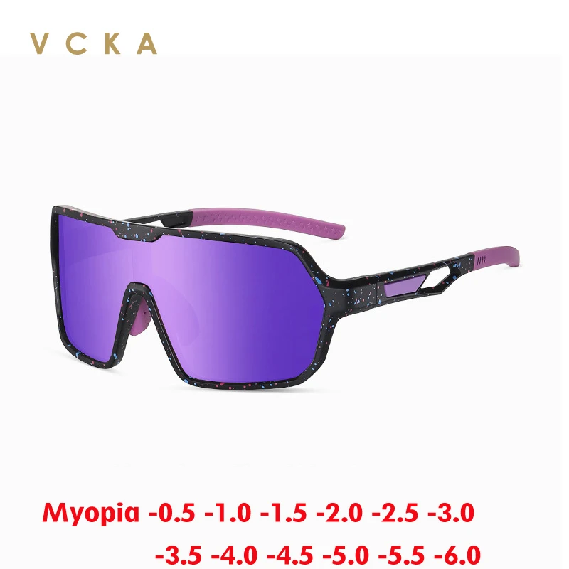 VCKA Men's Outdoor Sports Myopia Glasses Polarized Sunglasses Colorful Custom Frames Prescription Customized Eyewear -0.5TO -6.0
VCKA Men's Outdoor Sports Myopia Glasses Polarized Sunglasses Colorful Custom Frames Prescription Customized Eyewear -0.5TO -6.0