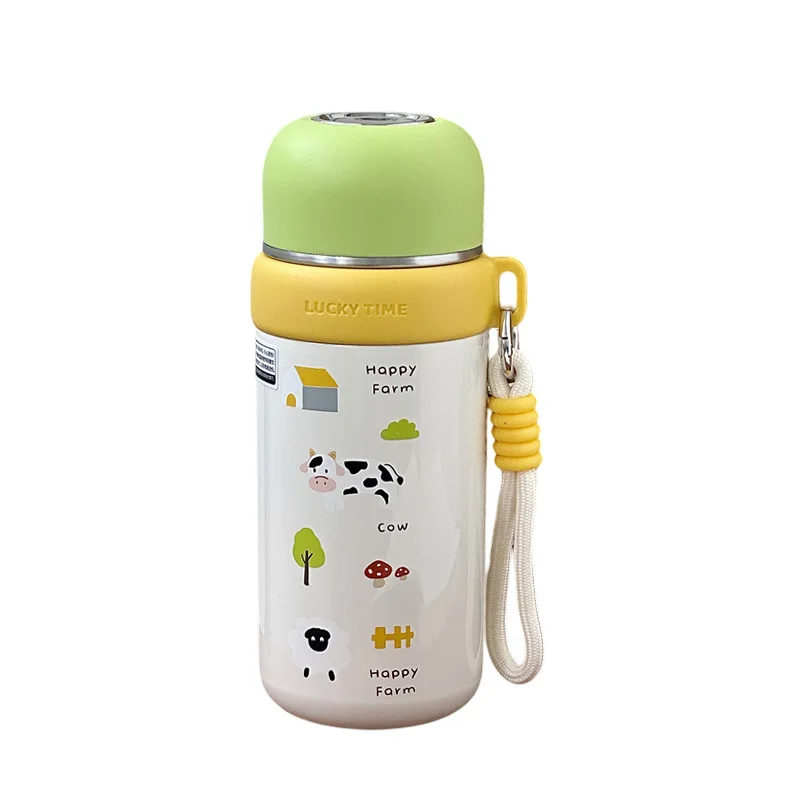 Portable Rope Insulated Cup, Suitable for Children Aged 6-12, High Aesthetic Insulated Stainless Steel Water Cup for Students Go
Portable Rope Insulated Cup, Suitable for Children Aged 6-12, High Aesthetic Insulated Stainless Steel Water Cup for Students Go
