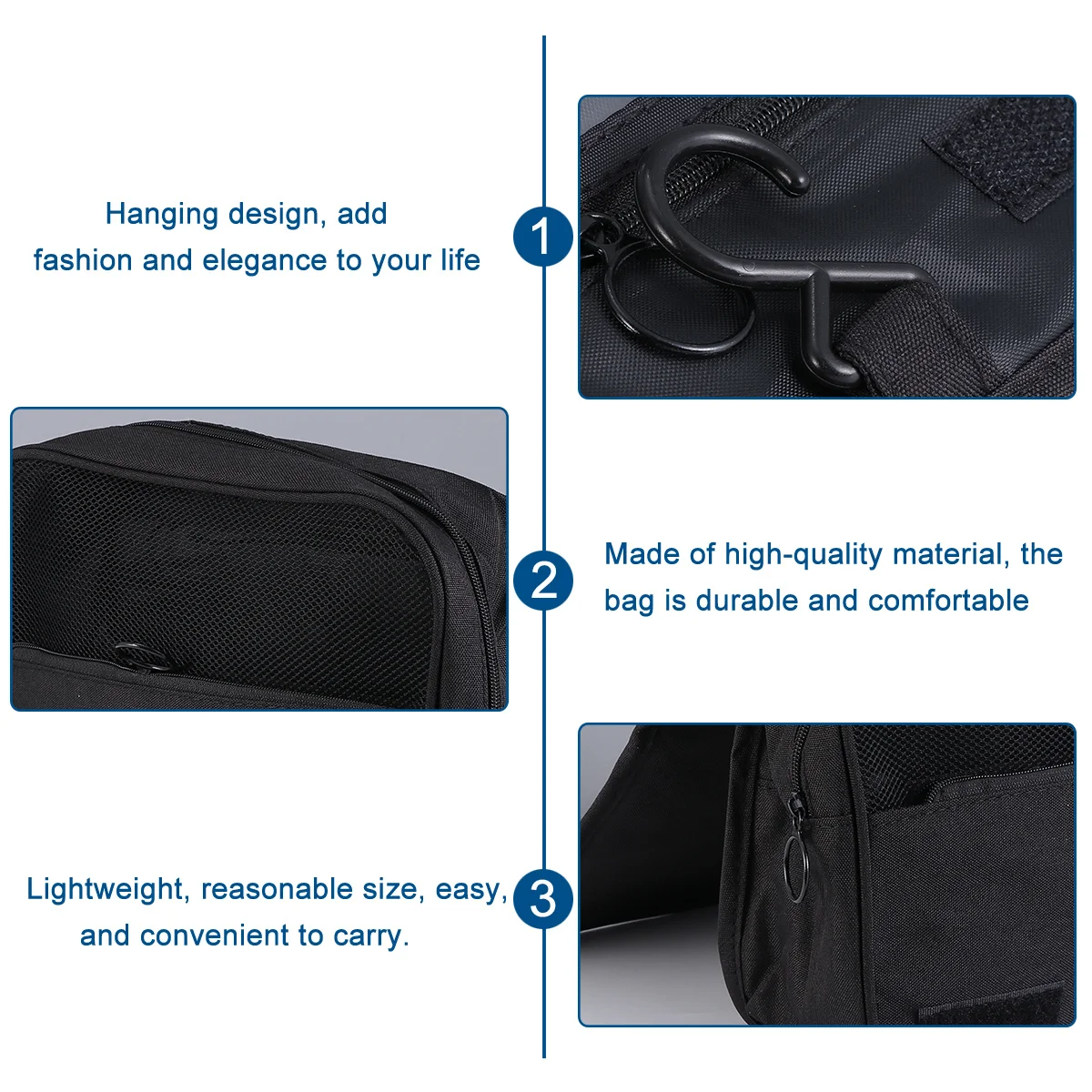 Capacity Makeup Bag Hanging Toiletry Bag For Women Travel Storage Makeup Pouch Wash Organizer Case
Capacity Makeup Bag Hanging Toiletry Bag For Women Travel Storage Makeup Pouch Wash Organizer Case