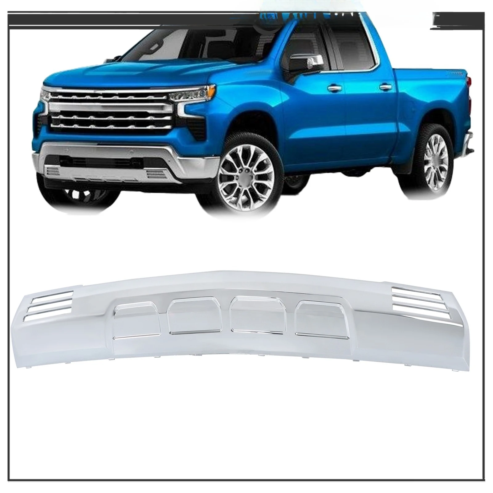 84946365 For Chevrolet Silverado 1500 2022-2023 Front Bumper Valance Skid Plate
84946365 For Chevrolet Silverado 1500 2022-2023 Front Bumper Valance Skid Plate