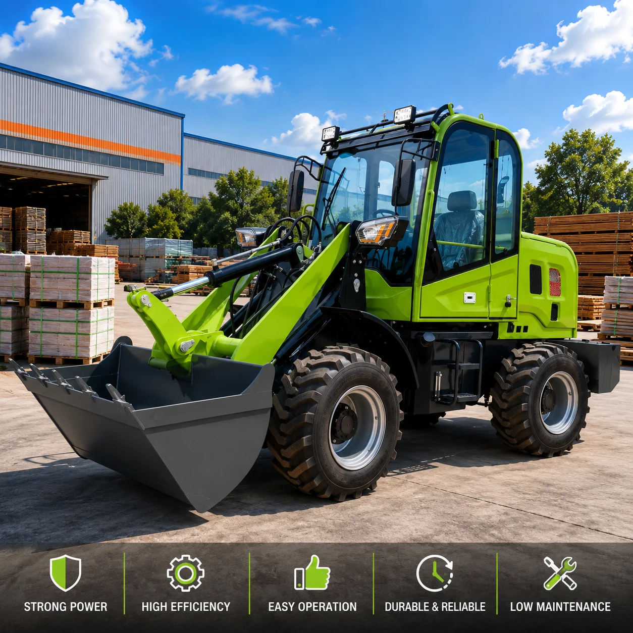 Custom CE Euro 5 Front End Loader Heavy Duty Wheel Loader for Construction and Industrial Material Handling
Custom CE Euro 5 Front End Loader Heavy Duty Wheel Loader for Construction and Industrial Material Handling