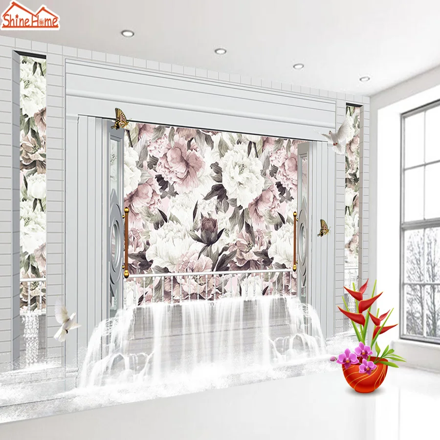 Custom Peel and Stick Floral Wallpapers for Living Room Photo Wall Papers Home Decors Murals Retro TV Interior Improvement Mural
Custom Peel and Stick Floral Wallpapers for Living Room Photo Wall Papers Home Decors Murals Retro TV Interior Improvement Mural