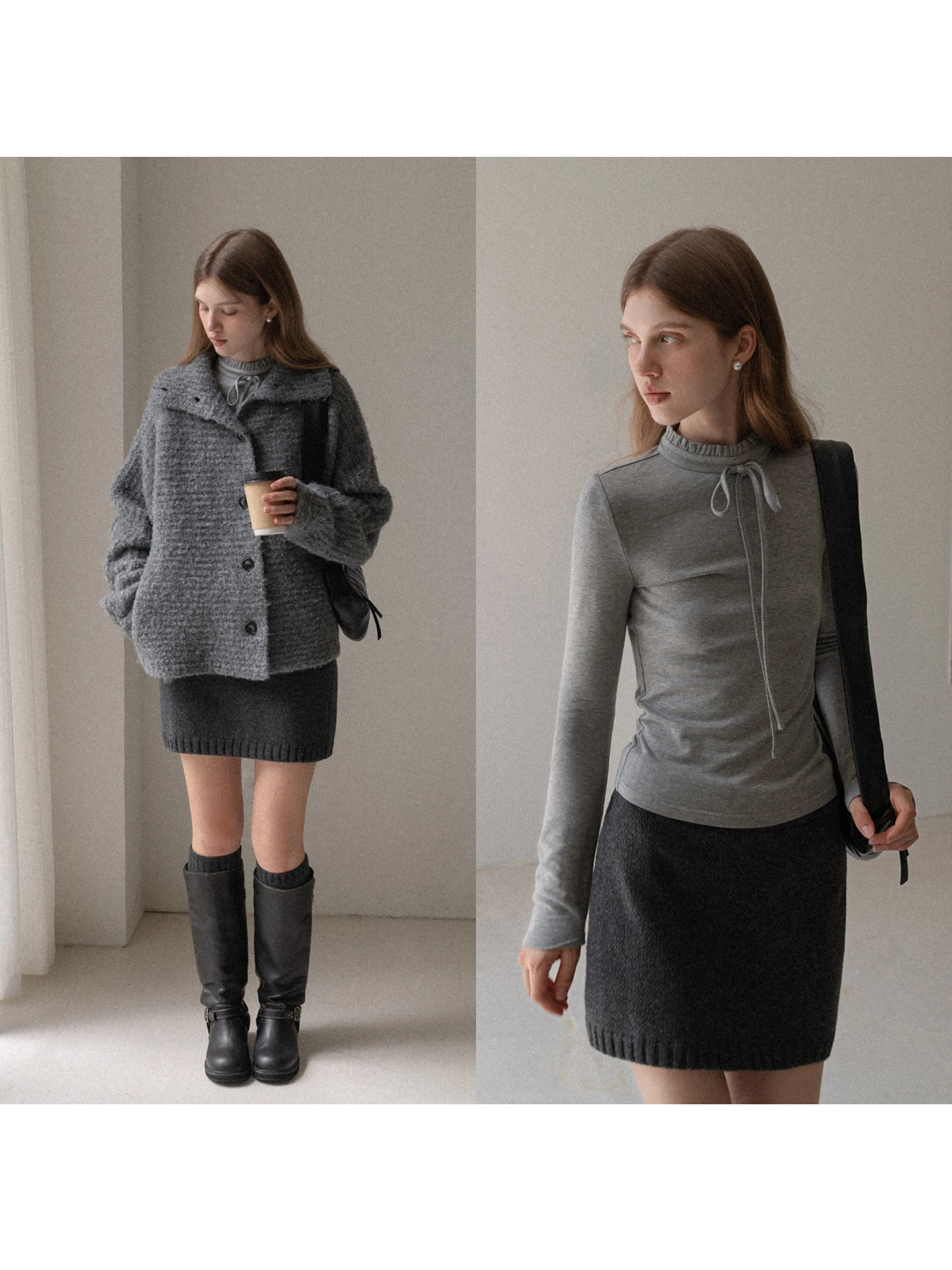 Slim Fit Long Sleeve T-Shirt EGGKA Wooden Collar Base Layer Shirt Fashionable Versatile Inner Wear for Ladies
Slim Fit Long Sleeve T-Shirt EGGKA Wooden Collar Base Layer Shirt Fashionable Versatile Inner Wear for Ladies