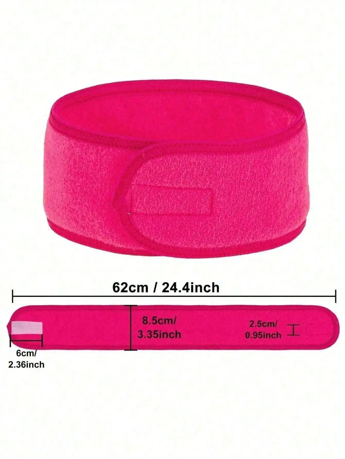 1pc Adjustable Women's Spa Facial Headband, Shower & Makeup Hair Tie Suitable For Washing Face, Soft Towel & Hair Styling
1pc Adjustable Women's Spa Facial Headband, Shower & Makeup Hair Tie Suitable For Washing Face, Soft Towel & Hair Styling