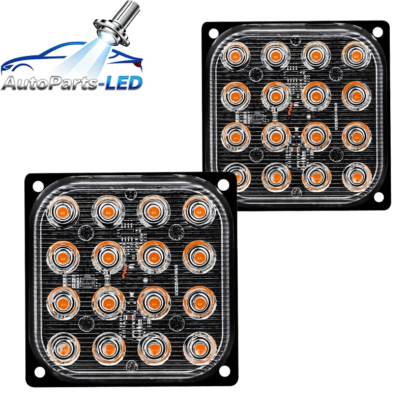 4pcs Led Strobe Warning Light Strobe Grille Flash Truck Lamp Amber Traffic Light 12-24V Round Car Light Square Side Maker Lights
4pcs Led Strobe Warning Light Strobe Grille Flash Truck Lamp Amber Traffic Light 12-24V Round Car Light Square Side Maker Lights