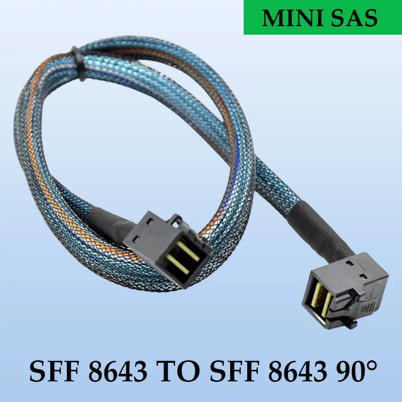 ADT-Link Mini SAS SFF 8643 TO SFF 8643 90 Degree Server Built-in High-speed Transmission Data Cable Length Optional
ADT-Link Mini SAS SFF 8643 TO SFF 8643 90 Degree Server Built-in High-speed Transmission Data Cable Length Optional