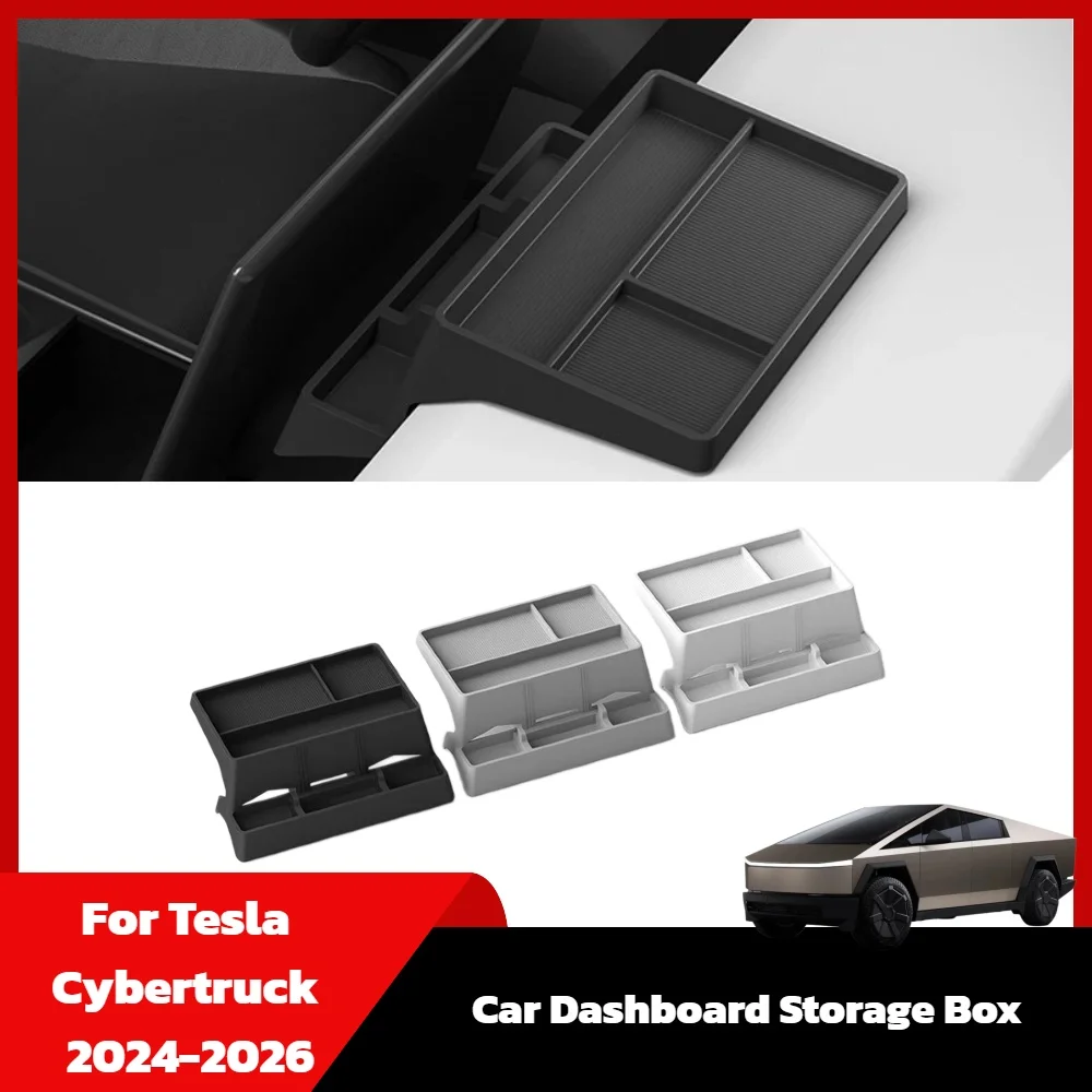 For Tesla Cybertruck 2024-2026 Car Dashboard Storage Box Instrument Panel Organizer Storage Tray Auto Interior Accessories 1Pc
For Tesla Cybertruck 2024-2026 Car Dashboard Storage Box Instrument Panel Organizer Storage Tray Auto Interior Accessories 1Pc