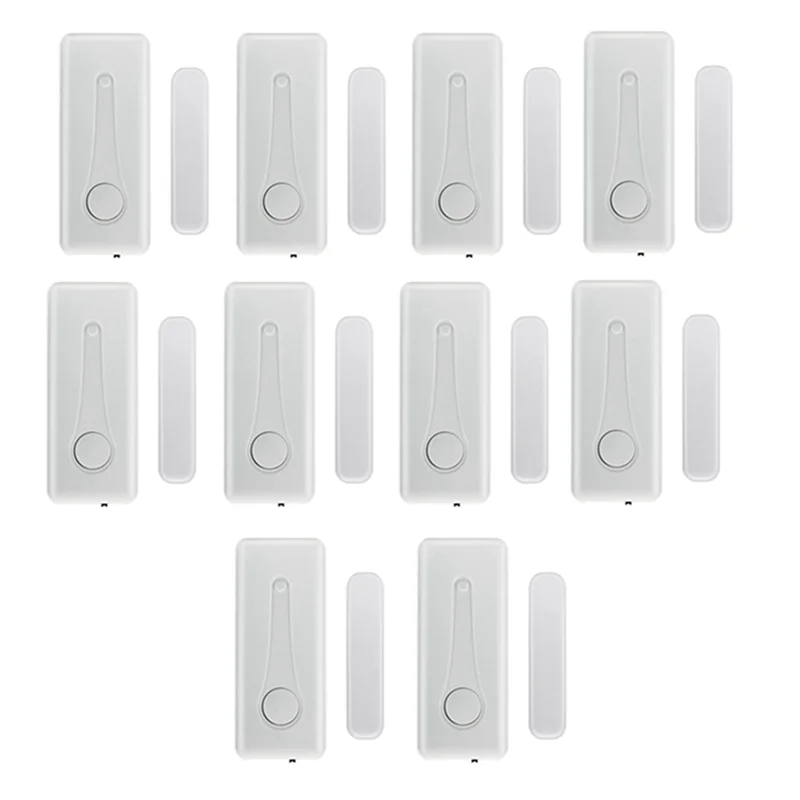 N93R 433Mhz Wireless Magnetic Door Window Sensors 10 Sets For Enhanced Home Security Compatible With Burglar Alarm Systems
N93R 433Mhz Wireless Magnetic Door Window Sensors 10 Sets For Enhanced Home Security Compatible With Burglar Alarm Systems