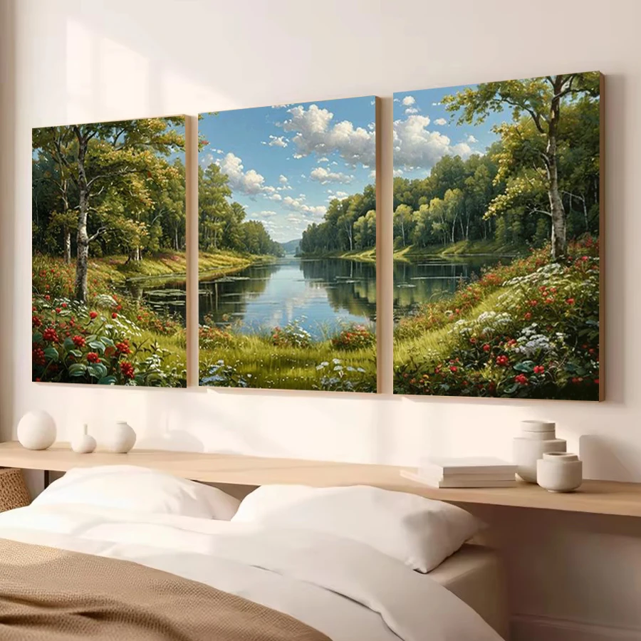 Green Forest River Landscape Picture Diy Diamond Art Painting Triptych Scenery Full Drill Mosaic Embroidery Kits 3 Pieces/Set
Green Forest River Landscape Picture Diy Diamond Art Painting Triptych Scenery Full Drill Mosaic Embroidery Kits 3 Pieces/Set
