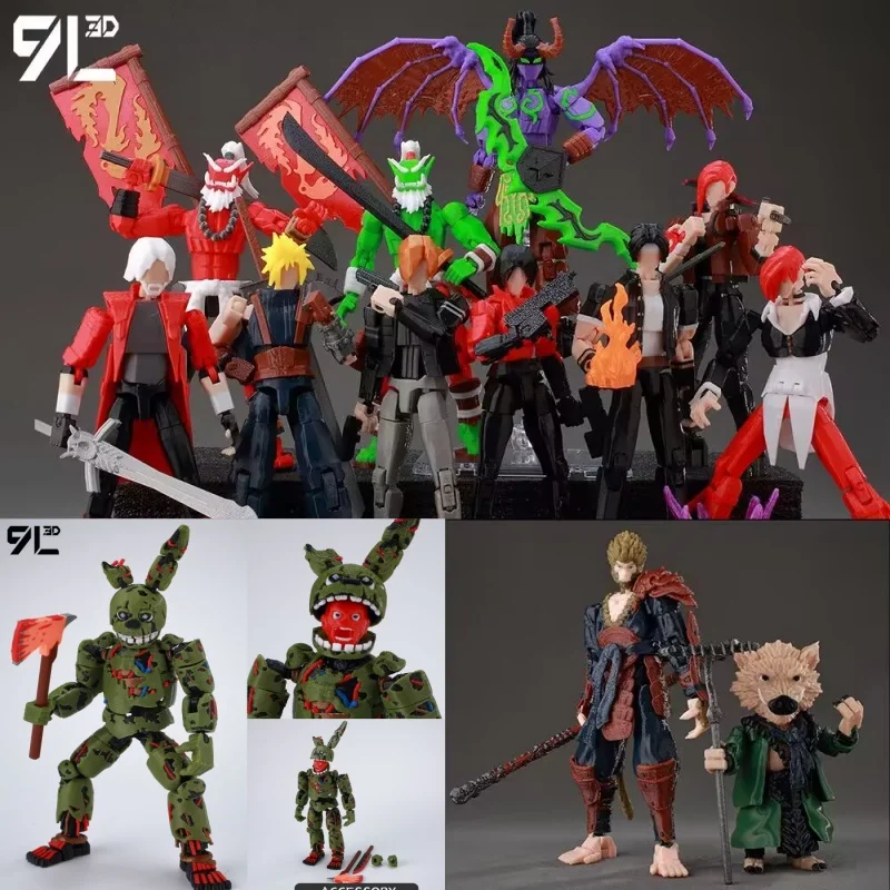 9l3d Resident Evil Action Figure Teenage Mutant Ninja Turtles Figure Lucky13 Multi-Jointed 3d Printed Collectible Desktop Toys
9l3d Resident Evil Action Figure Teenage Mutant Ninja Turtles Figure Lucky13 Multi-Jointed 3d Printed Collectible Desktop Toys